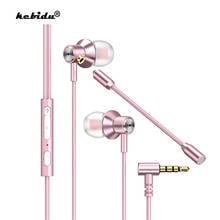 kebidu Wired Earphone Stereo Music In-Ear Universal 3.5mm Cable Gaming Earphone Headset With Mic For Laptop Smartphone 2024 - buy cheap