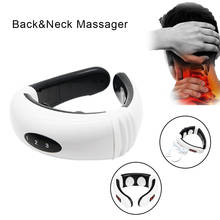 Neck Massager Electric Pain Relief Tool Health Care Relaxation Cervical Vertebra Multifunctional Physiotherapy Massage Machine 2024 - buy cheap