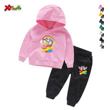 girls set Cartoon me controte girl t shirt Children Suit Tracksuit Printed clothing Casual Sport T-shirt 2pcskids clothes girls 2024 - buy cheap