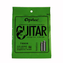 Orphee TX620 (010-047) Extra Light Cordas Da Guitarra Folk Violão Cordas Set 6 pçs/set Acessórios de Guitarra 2024 - compre barato