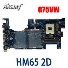 Amazoon  G75VW Laptop motherboard For Asus G75VW G75V G75VX Test original mainboard HM65 2D 2024 - buy cheap