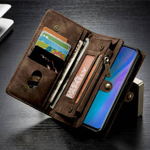 Кожаный чехол-кошелек для Huawei P30 P20 Lite Pro Магнитный 2 в 1 кошелек с отделением для карт флип-кейс чехол-подставка для Huawei Mate 20 Pro 2024 - купить недорого