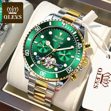 Mens Watches Top Brand Luxury Fashion Business Automatic Mechanical Watch Gold Green Casual Waterproof Watch Relogio Masculino 2024 - buy cheap