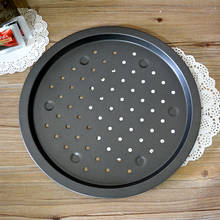 14 inch Carbon Steel Pizza Tray Pizza Pan with Holes Large Size Non Stick Round Pizza Oven Pan Baking Tray Home Kitchen Bakeware 2024 - buy cheap