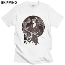 Classic Dororo Hyakkimaru Anime Manga Tshirt for Men Short Sleeve Graphic Sword Samurai T Shirt Slim Fit Pure Cotton Tee Gift 2024 - buy cheap