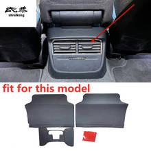 Cubierta protectora para asiento de coche y aire acondicionado trasero, cubierta de cuero PU, para AUDI A3 2013-2019, 3 unids/lote 2024 - compra barato