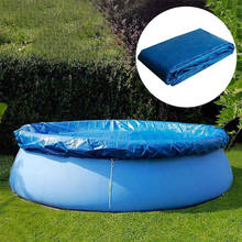 Cobertor redondo para piscina, cobertura solar acima do chão, cobertor de bolhas, acessório à prova d'água, cobertor grande 2024 - compre barato