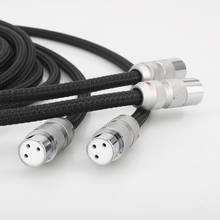 Viклапан VA801 5N OFC 4-жильный медный сбалансированный соединение XLR кабель с родиевым покрытием XM202R & XF202R XLR соединители 2024 - купить недорого
