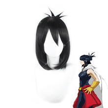 Peluca de disfraz de My Hero Academia Shimura Nana, pelo corto negro de fibra resistente al calor, Boku No Hero Academia 2024 - compra barato