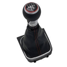 Car Gear Shift Knob Gaiter Boot Case Cover Collar For Volkswagen VW Golf 5 MK5 R32 GTI Golf 6 MK6 2005 2006 2007 2008 2009-2014 2024 - buy cheap