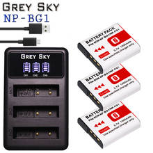 1300mAh NP-BG1 NP BG1 Battery +LCD USB Charger For SONY Cyber-shot DSC-H3 DSC-H7 DSC-H9 DSC-H10 DSC-H20 DSC-H50 DSC-H55 L10 2024 - buy cheap
