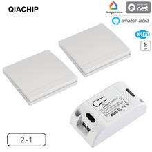 QIACHIP RF 433 110V 220V Receiver Smart Home Wifi Wireless Remote Control Smart Smart Life/Tuya APP Works with Alexa Google Home 2024 - buy cheap