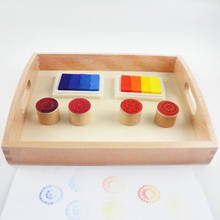 Juego de sellos Montessori para bebé, Juguetes educativos para el aprendizaje de la vida, YH1764H 2024 - compra barato