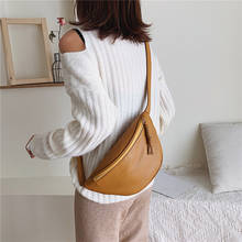 Fashion Women Waist Bag Large Capacity Zipper Chest Bags PU Leather Solid Color Ladies Travel Waist Pack 2024 - buy cheap