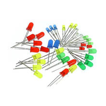 100pcs 3mm LED Light Assorted Kit DIY LEDs Set White Yellow Red Green Blue 5kinds X 20pcs=100pcs 2024 - compre barato