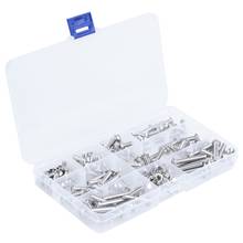 150Pcs M5 Stainless Steel Button Head Hex Socket Head Cap Bolts Screws Nuts Assortment Kit 2024 - buy cheap