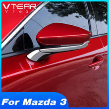 Cubierta embellecedora de espejo retrovisor para Mazda 3 Bp, accesorios de decoración de ABS cromado para modificación Exterior de coche sedán/Hatchback 2019-2021 2024 - compra barato