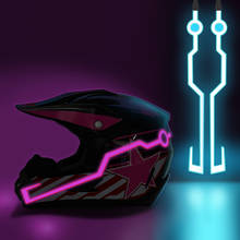 Nuoxintr-kit de capacete para motocicleta, assento durável, fita de luz led, à prova d'água, para motocross 2024 - compre barato