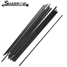 10/20pcs 30inch Archery Spine 400 Pure Carbon Arrows Shaft ID6.2mm OD7.6mm Shooting Target Bow Arrow Accessories 2024 - buy cheap