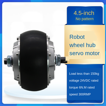 Servomotor robô hub dc 24v, 50w-250w, 4.5 polegadas, carregador de carrinho agv, codificador embutido 2024 - compre barato