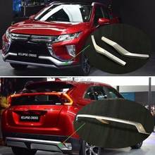 For Mitsubishi Eclipse Cross 2018-2020 Car Styling High Quality Plastic Abs Front+rear Bumper Cover Trim Decorative Strip 2024 - buy cheap