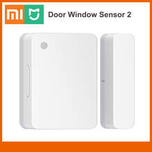 Датчик для дверей и окон Xiaomi Mijia, 2 устройства для умного дома, приложение Mijia, Bluetooth-подключение, детектор безопасности от взлома 2024 - купить недорого
