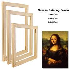 Natural Wood Frame For Canvas Painting Picture Factory Provide DIY Wall Photo Frame Poster Frame quadros de parede para sa 2024 - buy cheap