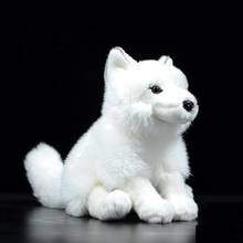 plush toy stuffed doll simulation animal model white fox bedtime story friend birthday gift Christmas 1pc 2024 - buy cheap