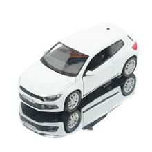 Модель автомобиля Welly 1:24 Volkswagen Scirocco металлическая, роскошный литый автомобиль, модель игрушечной машины, подарок на день рождения и Рождество 2024 - купить недорого