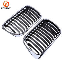 POSSBAY Front Kidney Grilles Racing Grills for BMW 3-Series E36 316i/318i/323i Compact 1996 1997 1998 1999 2000 2001 Facelift 2024 - buy cheap