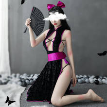 Sexy lingerie for women halloween vestidos erotic dresses intimate cheongsam cosplay Uniform temptation costumes sex nightgown 2024 - buy cheap