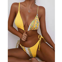 #FO Women's Swimsuits Swimwear Bandeau Bandage Bikini Set Push Up Bikini Brazilian Beachwear Bathing Suit Swimming Suit 2024 - buy cheap