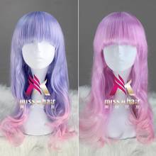Long Wavy halloween Cosplay Wigs for adult Birthday Party Fake Hair Wigs With Horn Synthetic Wigs Lolita Anime Decor+wig cap 2024 - buy cheap