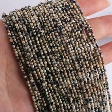Wholesale Natural Stone Beads Damation Jaspers Beads for Jewelry Making Beadwork DIY Necklace Bracelet accessories 2mm 3mm 2024 - buy cheap