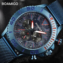 BOAMIGO новые мужские часы лучший бренд класса люкс часы gesper pria relojo hombre relogio masculino erkek kol saati 2024 - купить недорого