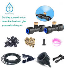 HEMAN DIY Outdoor Coolig Patio Misting System Kit Fog System Wuick Connect Nozzle Irrigation Mister Line 2024 - buy cheap