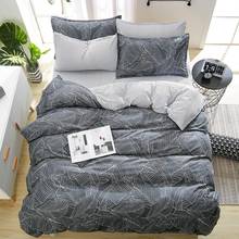 57 estilo pastoral conjunto de cama impressão roupa (folha + fronha capa edredão) único duplo rainha completa rei tamanho 2024 - compre barato