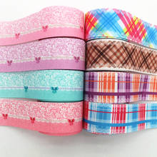 New 1-1/2 38mm plaid lace ribbon 10 yards DIY handcrafted material headdress bow Grosgrain ribbons 2024 - buy cheap
