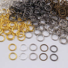 100g/lot Meetee 4/5/6/7/8/9/10/12mm Iron O Ring Buckle Closed Metal Loop Keychain Rings DIY Bag Part Hardware Accessories 2024 - buy cheap