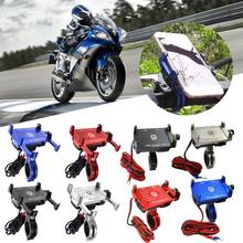 Motorcycle Phone Holder With 2.5A/QC3.0 3A USB Fast Charger Switch Motorcycle Mobile Stand for Cell Phone Holder Support Bike 2024 - buy cheap