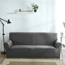 Capa de sofá elástica simples, para sala de estar, sofá em forma de l, capa de sofá 2024 - compre barato