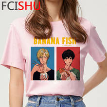 Banana Fish tshirt male aesthetic kawaii plus size graphic tees grunge t-shirt tshirt streetwear 2024 - buy cheap
