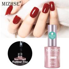 MIZHSE 18ML Nail Gel Top Coat No Wipe UV Gel Varnish Thick Rubber Top Coat For Nail Protection Hybrid Long-Lasting Manicure 2024 - buy cheap