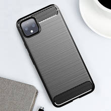 For Pixel 4 XL Case Soft TPU Shockproof Cover Carbon Fiber pattern Brushed Cases For Google Pixel4 Pixel 2 3 3a 4 XL Case Covers 2024 - buy cheap