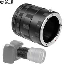 Adaptador de cámara de Metal, Kit de tubo de extensión de lente de anillo de montaje en primer plano Macro para Nikon AI, Canon EOS, Fuji FX, Sony NEX DSLR 2024 - compra barato