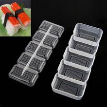 Nigiri-Juego de molde para Sushi japonés, 5 rollos de plástico, herramienta para Bento, accesorio de cocina práctico 2024 - compra barato