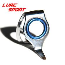 LureSport-guía LRX resistente, marco de una pieza, anillo azul, Arco Iris, caña de pescar, componente de construcción, reparación, accesorio DIY, 4 Uds. 2024 - compra barato
