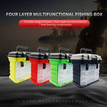 LUSHAZER 4 Layers Carp Fishing Gear Box Large Tackle Storage Lures Box Tool Container Plastic Portable Accessories Case 2024 - buy cheap