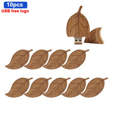 10pcs/lot Free logo wood pen drive 32GB pendrive meta usb flash drive 64GB flash memory stick 16GB  2.0 stick 128GB 8GB 4GB gift 2024 - buy cheap