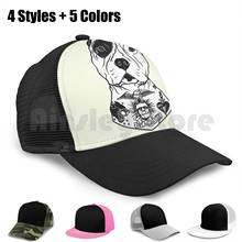 American Pitbull Tattooed Baseball Cap Diy Mesh Hip Hop Adjustable Apbt Tattoos Pitbull Tattooed Animals Dog Animal Bully Breed 2024 - buy cheap